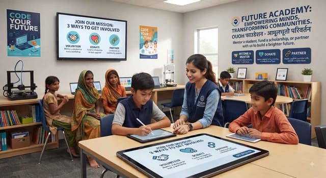 Students learning and growing through educational opportunities