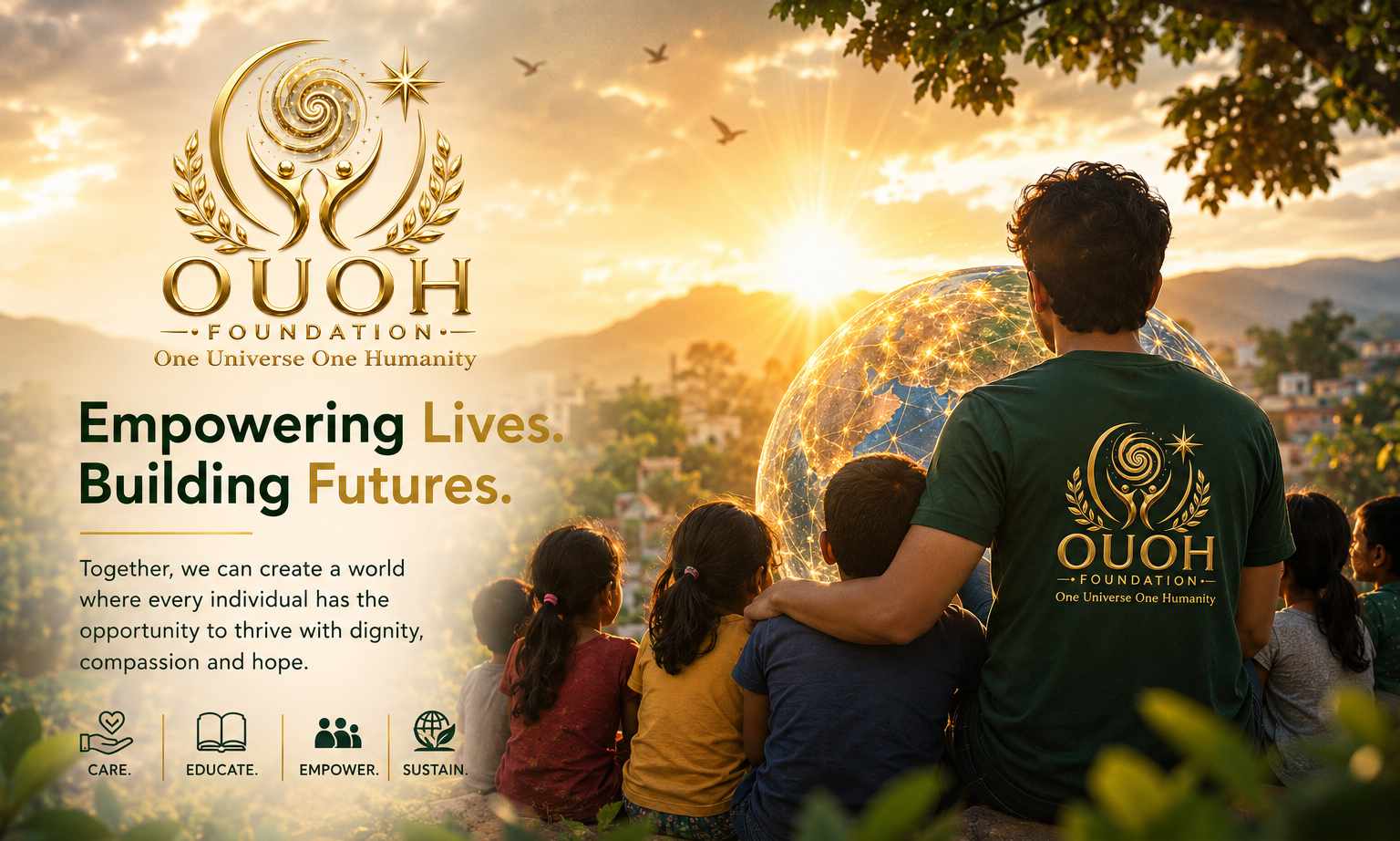 OUOH Foundation volunteers helping communities